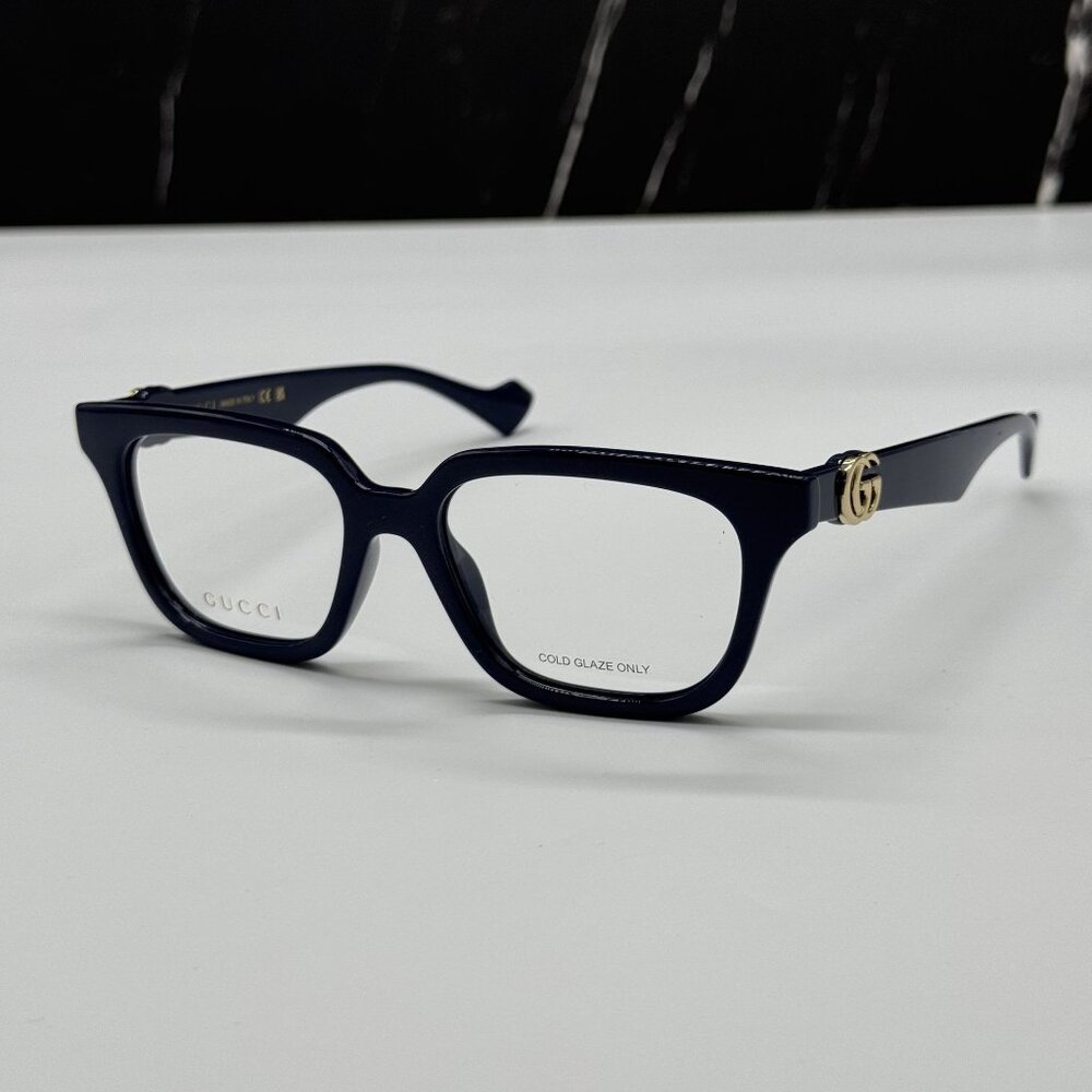 NEW GUCCI GG1536O 011 BLUE WOMEN EYEGLASSES GUCCI